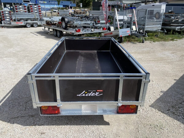 Remolque de madera Lider 45450 251 x 133 cm 500/750 KG PTAC