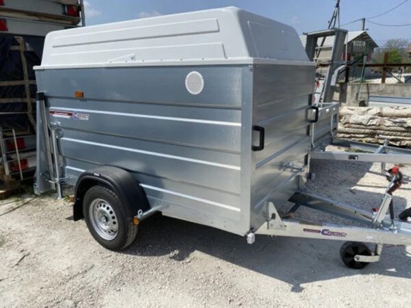 Remolque Cresci Van PT6F con frenos – Capacidad 750 kg