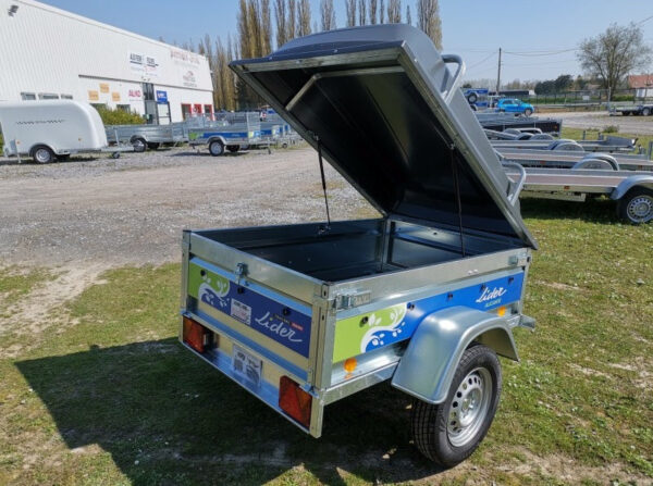 Remolque Alicante + capó abs + rueda de repuesto nueva entregada con 2 años de garantía