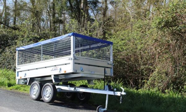 Remolque basculante de doble eje lider 39560 dimensiones útiles: 253 x 147 x 30 cm