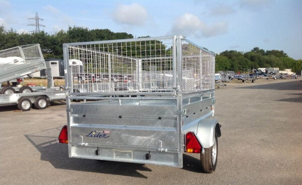 Remolque Lider de alta resistencia con 4 frenos – 750 kg de peso bruto vehicular – 200 x 134 cm – 1 eje