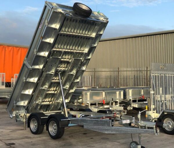 Remolque volquete Indespension de 2 ejes – PTAC 2700 kg